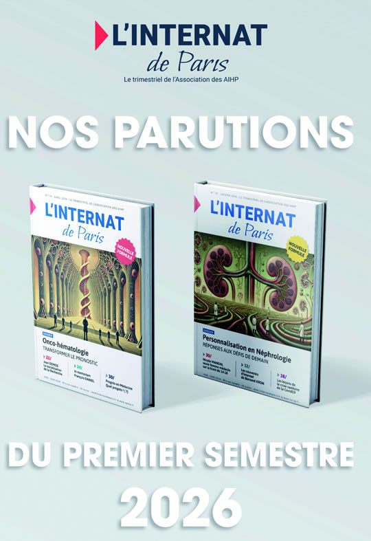 Parutions de l'Internat de Paris du premier semestre 2026